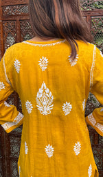 将图像加载到图库查看器中, Amal Women's Lakhnavi Handcrafted Cotton Chikankari Kurti - HONC0234268