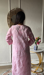 Load image into Gallery viewer, Shreea Women's Lakhnavi Handcrafted Cotton Chikankari Kurti - HONC0347171