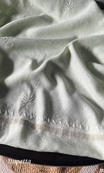 Load image into Gallery viewer, Women's Lakhnavi Handcrafted Maheshwari Mul Chanderi Semi - Stitched Kurta And Dupatta Set - HONC0286669