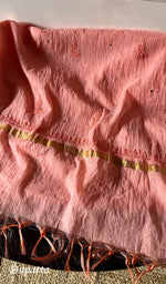 将图像加载到图库查看器中, Women's Lakhnavi Handcrafted Mul Chanderi Chikankari Full Suit Material - HONC0282289
