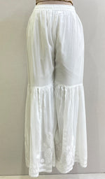 将图像加载到图库查看器中, Women's Lucknowi Handcrafted Viscose Georgette Chikankari Sharara - HONC0169585