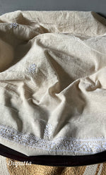 Load image into Gallery viewer, Women's Lakhnavi Handcrafted Cotton Chikankari Kurta And Kurta Dupatta Set - HONC0302852