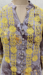 Load image into Gallery viewer, Women's Lucknowi Handcrafted Rayon Chikankari Kurti - NC070063