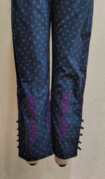 Load image into Gallery viewer, Women's Lakhnavi Handcrafted Cotton Chikankari Palazzo - HONC040426