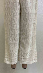Load image into Gallery viewer, Women's Lucknowi Faux-Georgette Hakoba Palazzo -HONC032327
