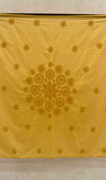 Load image into Gallery viewer, لکھنوی دستکاری کاٹن چکنکاری ٹیبل کور - HONC041222