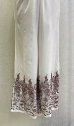 Load image into Gallery viewer, Women's Lucknowi Handcrafted Viscose Georgette Chikankari Palazzo - HONC0108434