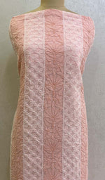 Load image into Gallery viewer, Lucknowi Handcrafted Cotton Chikankari Unstitched Kurti Fabric - Honc0121964