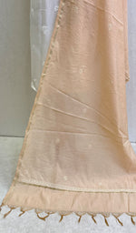 Load image into Gallery viewer, Women's Lakhnavi Handcrafted Chanderi Silk Chikankari Dupatta - Honc0108729