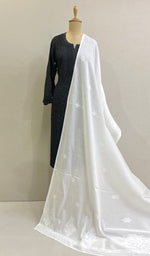 将图像加载到图库查看器中, Women's Lucknowi Handcrafted Cotton Chikankari Dupatta - HONC0170574