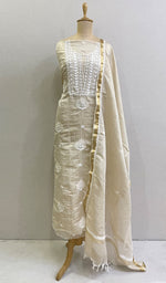 Load image into Gallery viewer, Women's Lakhnavi Handcrafted Kota Chanderi Kurta And Dupatta Set- HONC0178272