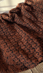 将图像加载到图库查看器中, Women's Lucknowi Handcrafted Faux-Georgette Chikankari Suit Material - HONC0277967