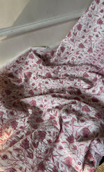 Load image into Gallery viewer, Women's Lakhnavi Handcrafted Maheshwari Mul Chanderi UnStitched Kurta And Dupatta Set - HONC0288346