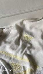 Load image into Gallery viewer, Titlee Women's Lakhnavi Handcrafted Mul Chanderi Unstitched Kurta And Dupatta Set - HONC0362618