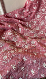 Load image into Gallery viewer, Women's Lakhnavi Handcrafted Mul Chanderi Kurta And Dupatta Set - HONC0288979