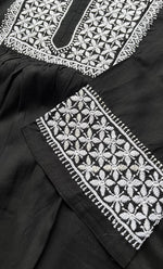 将图像加载到图库查看器中, Women's Lucknowi Handcrafted Modal Cotton Chikankari Kurti - HONC0298736