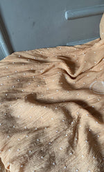 Load image into Gallery viewer, Women's Lakhnavi Handcrafted Mul Chanderi Semi - Stitched Kurta And Dupatta Set- HONC0310230