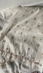 将图像加载到图库查看器中, Women's Lakhnavi Handcrafted Mul Chanderi Unstitched Kurta And Dupatta Set- HONC0312942