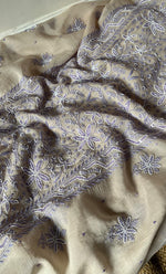 Load image into Gallery viewer, Women's Lakhnavi Handcrafted Mul Chanderi Unstitched Kurta And Dupatta Set - HONC0302257