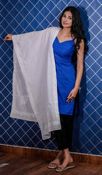 Load image into Gallery viewer, Women's Lucknowi Handcrafted Cotton Chikankari Stoles - HONC0198391