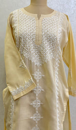 Load image into Gallery viewer, Zoyaa Women's Lucknowi Handcrafted Cotton Chikankari Kurti - HONC0164376