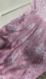将图像加载到图库查看器中, Women's Lucknowi Handcrafted Kota Cotton Chikankari Semi Stitched Kurta And Dupatta Set - HONC0318329