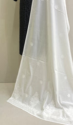 将图像加载到图库查看器中, Women's Lucknowi Handcrafted Cotton Chikankari Dupatta - HONC0170574