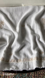 将图像加载到图库查看器中, Jazba Women's Lakhnavi Handcrafted Mul Chanderi UnStitched Kurta And Dupatta Set - HONC0365660
