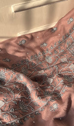 Load image into Gallery viewer, Women's Lakhnavi Handcrafted Mul Chanderi Unstitched Kurta And Dupatta Set - HONC0287728