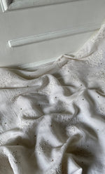 Load image into Gallery viewer, Women's Lakhnavi Handcrafted Mul Chanderi Unstitched Kurta And Dupatta Set - HONC0263960