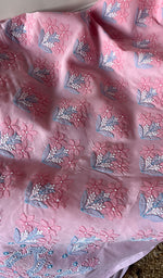 Load image into Gallery viewer, Women's Lakhnavi Handcrafted Cotton Chikankari Suit Material - HONC0291797