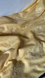 将图像加载到图库查看器中, Women's Lakhnavi Handcrafted Mul Chanderi Chikankari Full Suit Material - HONC0260946