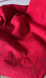 Load image into Gallery viewer, Alayna Women's Lakhnavi Handcrafted Unstitched Cotton Chikankari Suit Material - HONC0294228