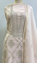 将图像加载到图库查看器中, Women's Lakhnavi Handcrafted Maheshwari Mul Chanderi Kurta And Dupatta Set - HONC0170001
