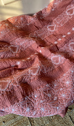 将图像加载到图库查看器中, Misba Women's Lakhnavi Handcrafted Unstitched Cotton Chikankari Suit Material - HONC0289736