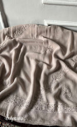 Load image into Gallery viewer, Women's Lucknowi Handcrafted Viscose Georgette Unstitched Chikankari Suit Material - HONC0325149