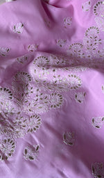 Load image into Gallery viewer, Women's Lakhnavi Handcrafted Cotton Chikankari Suit Material - HONC0232460