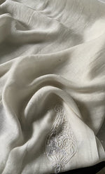 Load image into Gallery viewer, Women's Lakhnavi Handcrafted Mul Chanderi Unstitched Kurta And Dupatta Set- HONC0314857