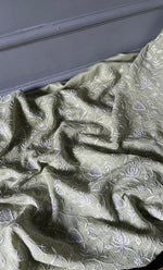 Load image into Gallery viewer, Women's Lakhnavi Handcrafted Maheshwari Mul Chanderi Unstitched Kurta And Dupatta Set - HONC0296171