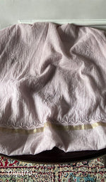 将图像加载到图库查看器中, Pure Mul Chanderi Chikankari 3 Pc Unstitched Suit Set