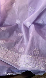 Load image into Gallery viewer, Alayna Women's Lakhnavi Handcrafted Unstitched Cotton Chikankari Suit Material - HONC0294231