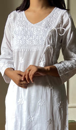 将图像加载到图库查看器中, Women's Lucknowi Handcrafted Cotton Angrakha -  HONC0284428