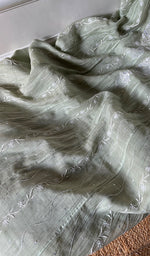 Load image into Gallery viewer, Laiba Women's Lakhnavi Handcrafted Mul Chanderi Semi - Stitched Anarkali And Dupatta Set - HONC0275212