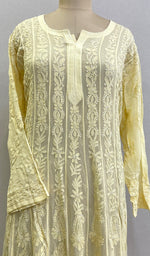 将图像加载到图库查看器中, Women's Lakhnavi Handcrafted Viscose Georgette Chikankari Anarkali - HONC0222222