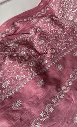 将图像加载到图库查看器中, Women's Lakhnavi Handcrafted Mul Chanderi Semi - Stitched Anarkali And Dupatta Set - HONC0304463