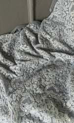 将图像加载到图库查看器中, Women's Lakhnavi Handcrafted Unstitched Faux-Georgette Chikankari Suit Material - HONC0263372