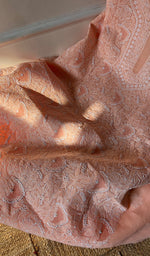 Load image into Gallery viewer, Alayna Women's Lakhnavi Handcrafted Unstitched Cotton Chikankari Suit Material - HONC0294560