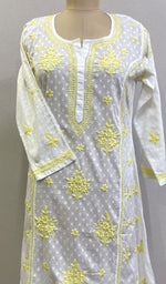 Load image into Gallery viewer, Gulshan Women's Lucknowi Handcrafted Cotton Chikankari Kurti - HONC0159639