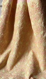 Load image into Gallery viewer, Falisha Women's Lakhnavi Handcrafted Cotton Chikankari Saree - HONC0255945