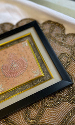 Load image into Gallery viewer, Elegant Hand-Embroidered Floral Art Frame - HONC0310978